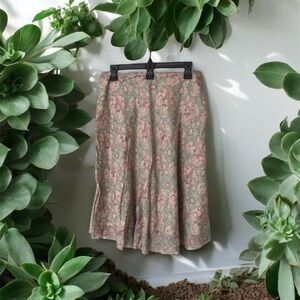Nine West Size 8 Paisley Skirt